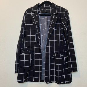 Casual Plaid Blazer